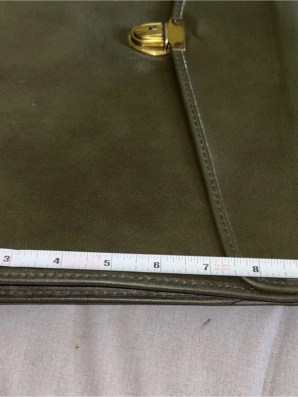 Rare Vintage SoftoneTufide Green Color Briefcase
